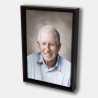 Framed commemorative portrait